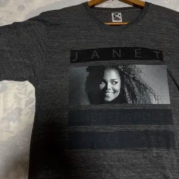 Janet Jackson 재닛 잭슨 T셔츠 그레이 XL
