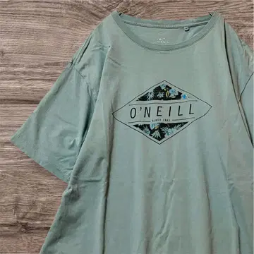[수입 구제 의류] O'NEILL 남성용 캐주얼 티셔츠 그린 반팔