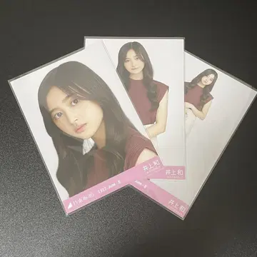 노기자카46 브로마이드 슬리브리스 니트 컴프 이노우에 카즈