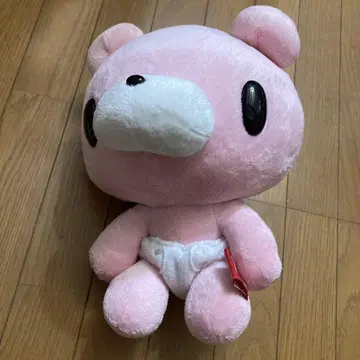 척스 그루미 기저귀 착용 핑크 곰 봉제 인형 30cm