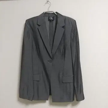CK 정장 그레이 블레이저 & 스커트 세트