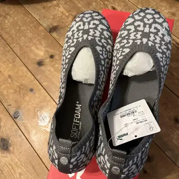 PUMA 슬립온 25.0 cm 레오파드 무늬