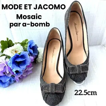 모드 에 자코모 mosaique 리본 디자인 펌프스 22.5cm