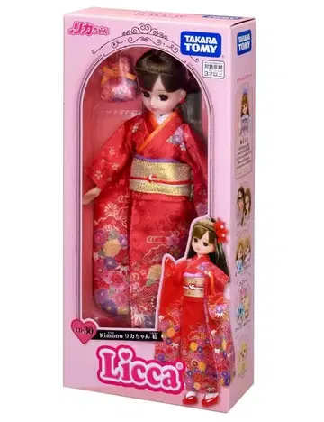 200명 한정 카드 포함 타카라토미 리카짱 LD-30 Kimono 홍