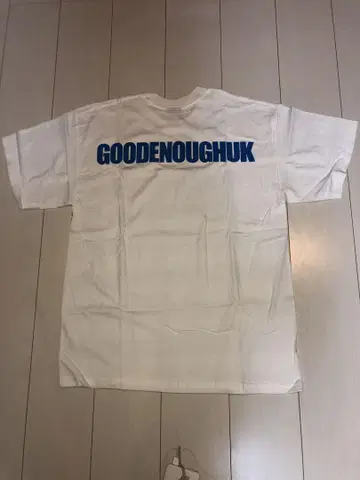 미사용 GOOD ENOUGH UK 수제 올 오버 프린트 티셔츠 L