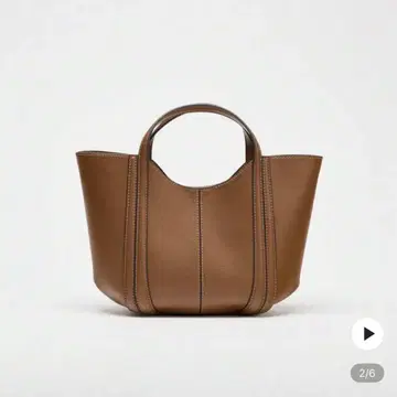 브라운 미니 토트백 ZARA