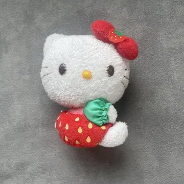 헬로키티 딸기 봉제 인형