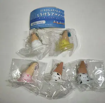 SIROCARA 녹아내리는 아이스 공 체인 마스코트 5종 컴플리트