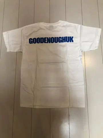 미사용 GOOD ENOUGH UK 수제 올 오버 프린트 티셔츠