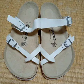 BIRKENSTOCK 샌들 화이트 28cm 남성용