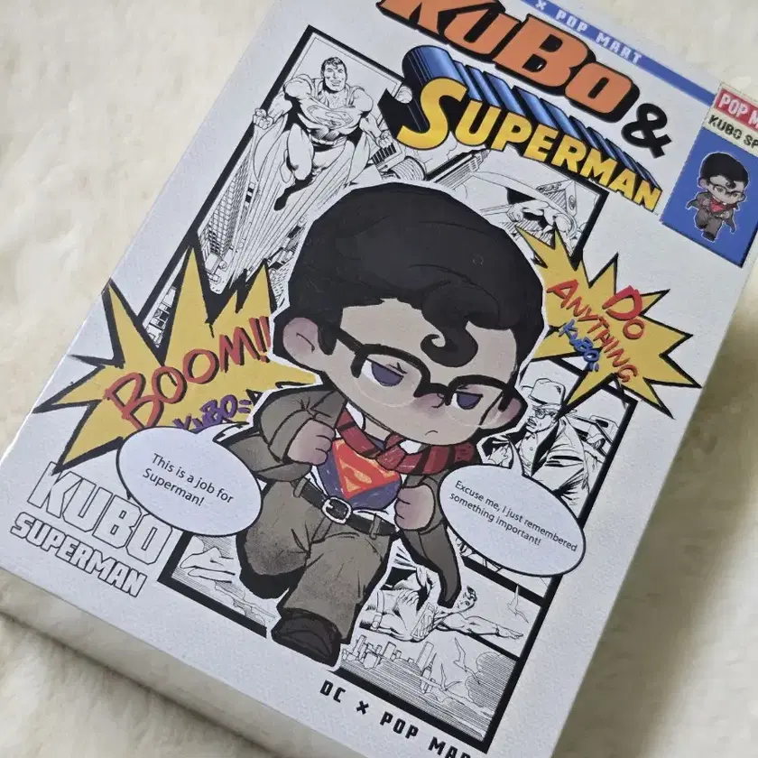 Pop Mart Kubo Superman Big Figure (Sealed New Item) on