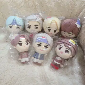 BTS BT21 TinyTAN 뽑기 파카! 봉제 인형 컴플리트