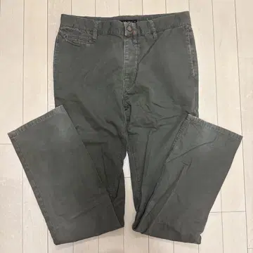 치노 팬츠 30x32 카키 누디진