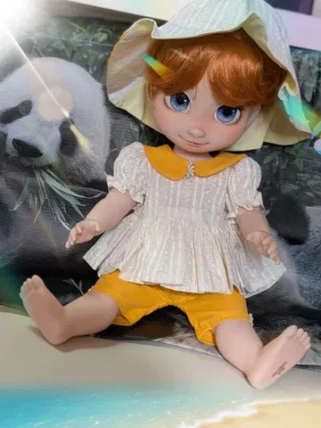 Disney 애니메이터돌 겨울왕국 안나 커스텀 인형 리페인트