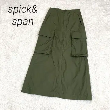 Spick and Span 카고 포켓 I 라인 스커트