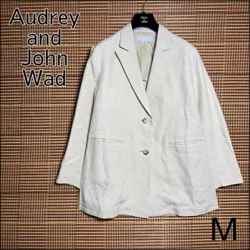 Audrey and John Wad 린넨 혼방 자켓 베이지 M