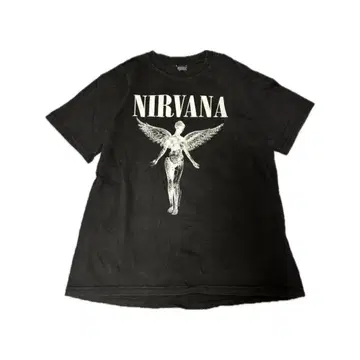 NIRVANA 닐바나 티셔츠 XL 블랙 구제 의류