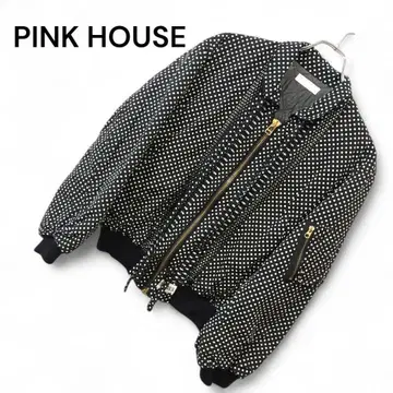 PINK HOUSE 핑크하우스 블루종 도트 블랙
