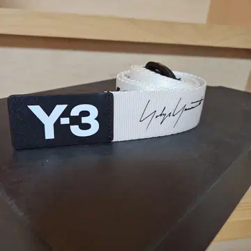 Y-3 벨트 사이즈 L 130cm 화이트/블랙