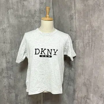 90s DKNY 로고 프린트 심플 티셔츠 캐주얼 구제 의류