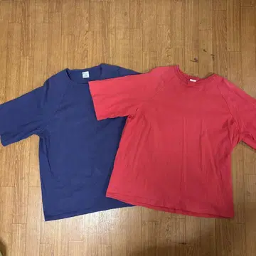 Champion T1011 래글런 티셔츠 2색 세트 X-LARGE