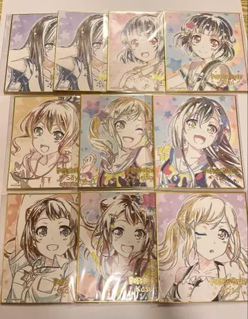 BanG Dream! 뱅드림 트레이딩 미니 색지