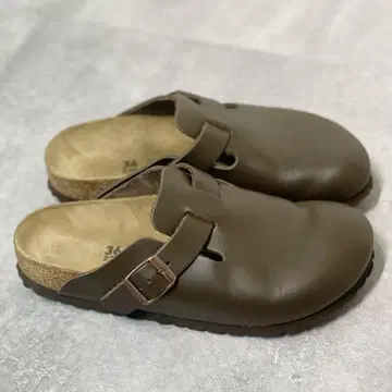 BIRKENSTOCK 다크 브라운 보스턴 23cm
