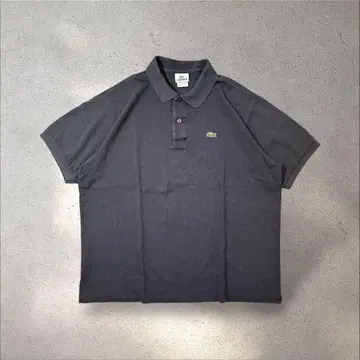 LACOSTE 라코스테 피케 셔츠 다크 그레이 7호 사이즈 데미지