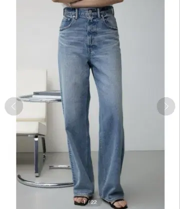 AZUL by moussy AZUL DENIM 하이 웨스트 와이드 데님