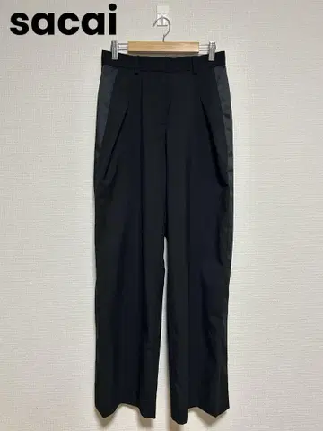 사카이 suiting pants 사이드 라인 와이드 슬랙스