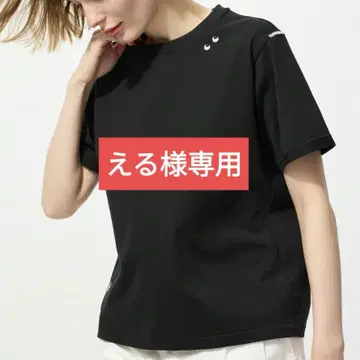 아니야 하인드마치 T1BOXY 박스 티셔츠 블랙 XL과 2XL 2장 세트