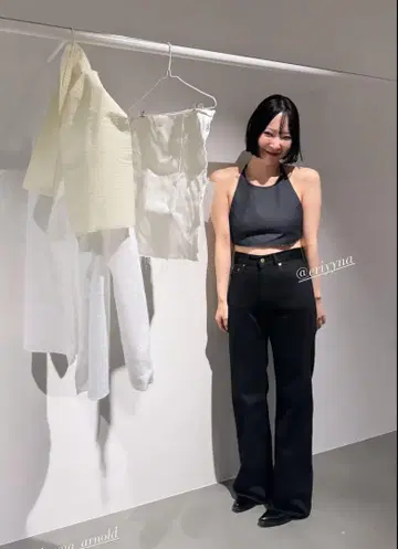 tu es mon tresor yo biotop 홀터넥 상의