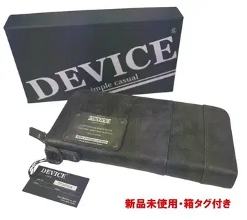 DEVICE 디바이스 MAD 장지갑 라운드 지퍼 블랙 남성용