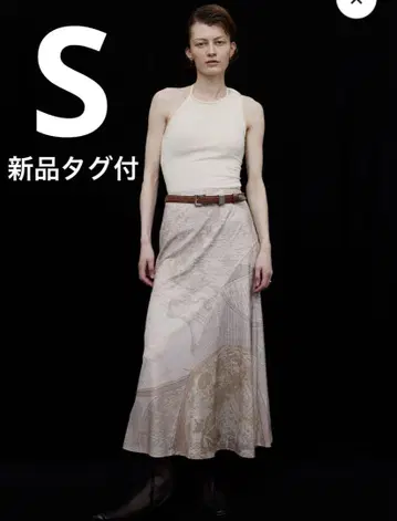 AMERI CARTOGRAPHIC PATTERN CUT SKIRT 새상품