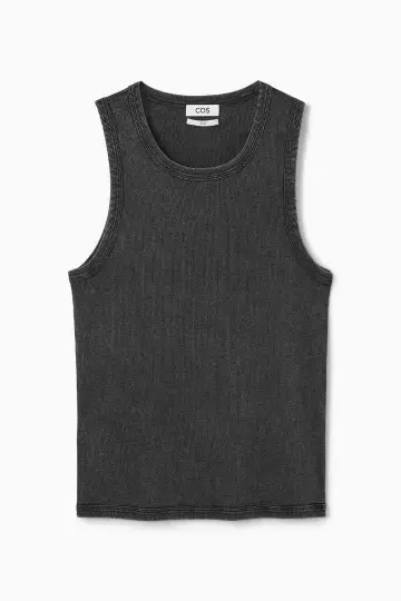 COS SLIM-FIT ACID-WASH TANK TOP 탱크탑