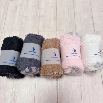 여성용 수면 양말 세트 21-25cm 5켤레 세트 5색상