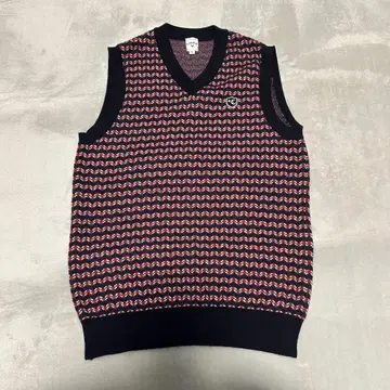 Callaway 캘러웨이 남성용 골프웨어 올 패턴 니트 베스트 L
