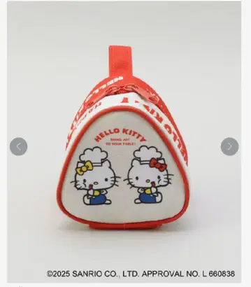 완판템 오니기리 파우치 HAPPY PLATE KITTY 헬로키티