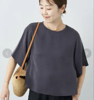 피브릴 새틴 Tee 블라우스