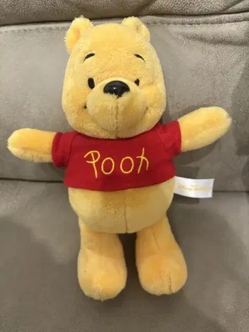 디즈니 리조트 한정판 곰돌이 푸 포즈 플래시 봉제 인형