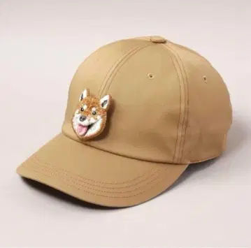 CA4LA WAO-N CAP 와오! 캡 베이지 카멜 시바견