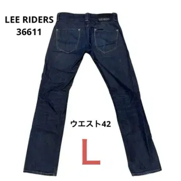 LEE RIDERS 36611 다크 블루 데님 팬츠 허리 42 L