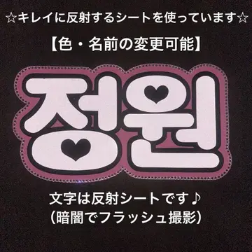 네임 보드 ENHYPEN 엔하이픈 정원 반사 시트 네무보