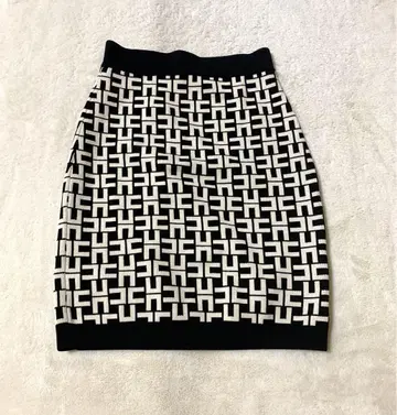 ELISABETTA FRANCHI 니트 스커트 새상품급 타이트 38
