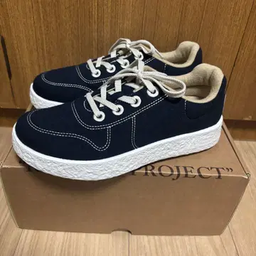 룸톤 스니커즈 새상품 24cm 다크 네이비