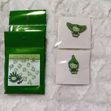 오사카 엑스포 모 키티 일본관 핀 배지 미카즈키모 우치와히게무시