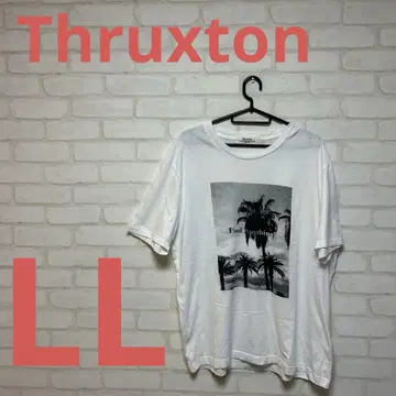 Thruxton 화이트 티셔츠 LL
