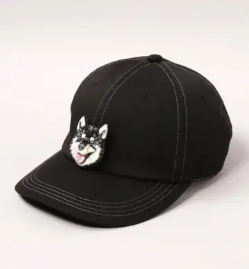 CA4LA WAO-N CAP 와오! 캡 블랙 시바견