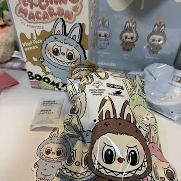 POPMART LABUBU 익사이팅 마카롱 몬스터즈 라부부