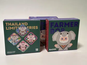 FARMER BOB 배지 세트 1개 Blindbox